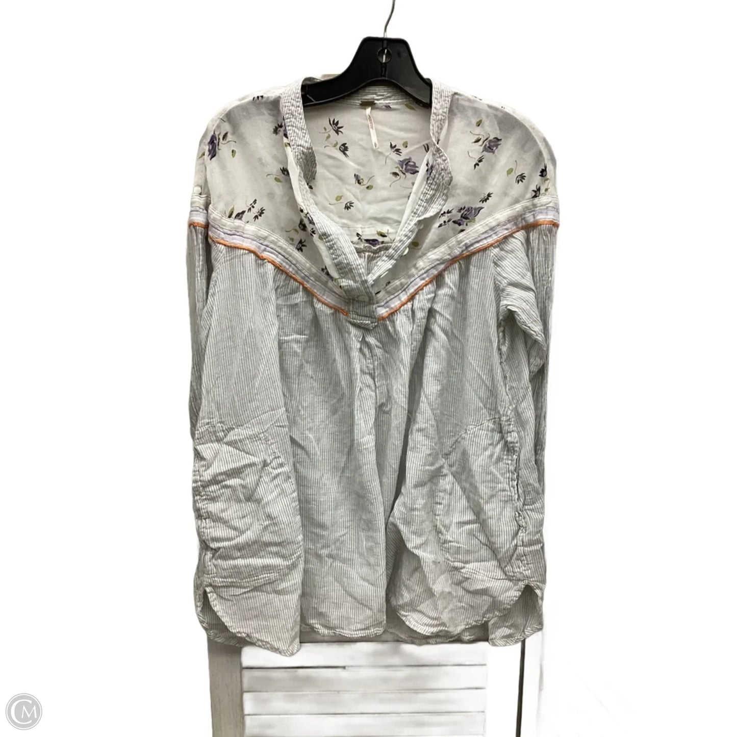 Top Long Sleeve By Free People In Multi-colored, Size: Sp