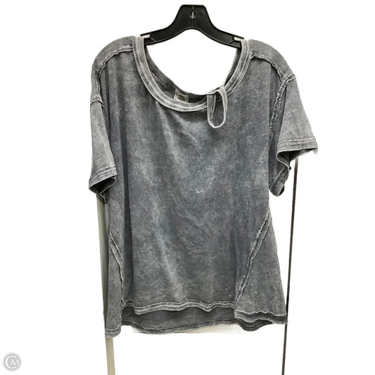 Top Short Sleeve By We The Free In Grey, Size: M
