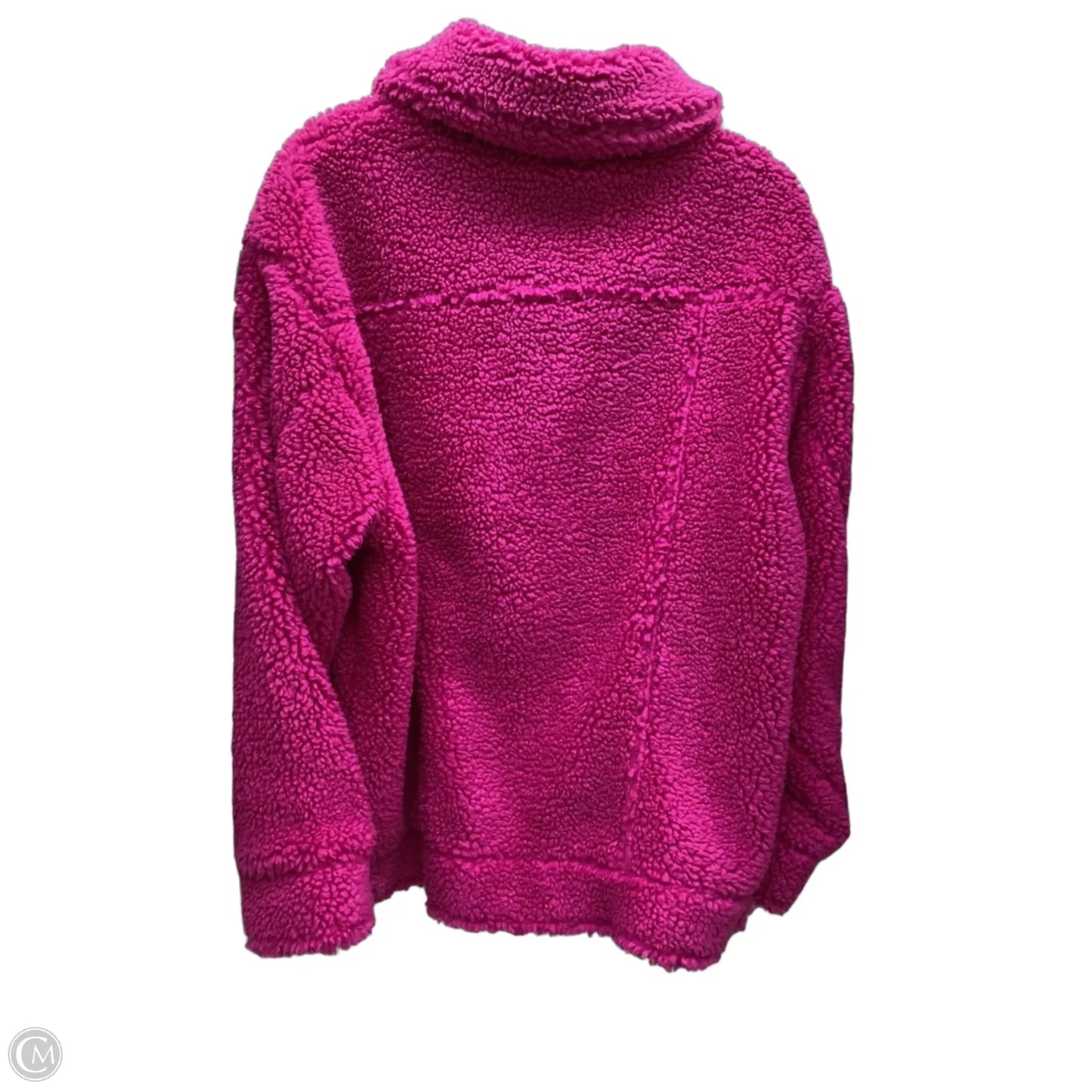 Coat Designer By Ugg In Pink, Size: M