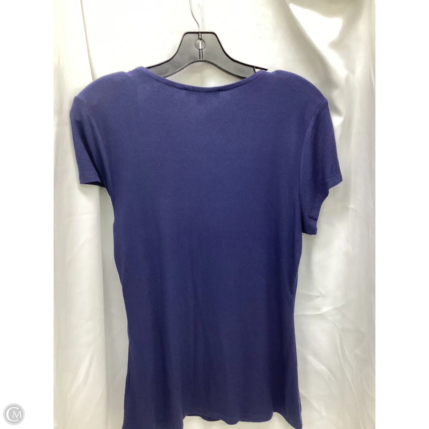 Top Short Sleeve By Inc In Blue, Size: Xl