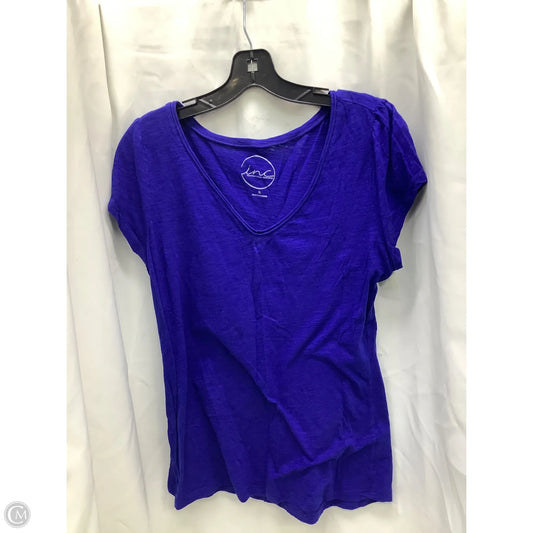 Top Short Sleeve By Inc In Blue, Size: Xl