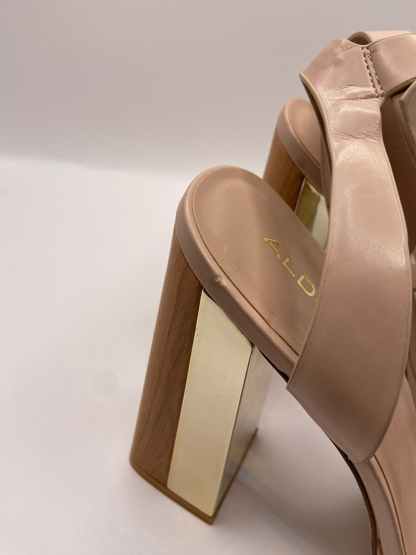 Shoes Heels Block By Aldo In Pink, Size: 11