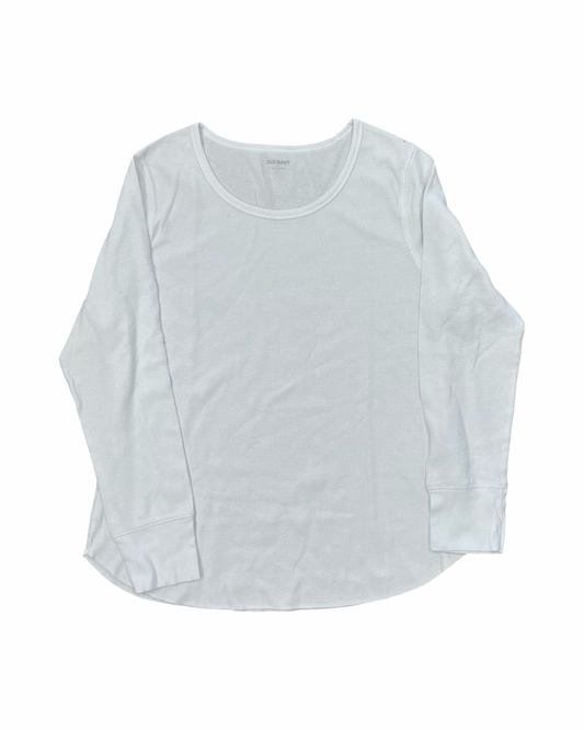Top Ls By Old Navy In White, Size:Xl