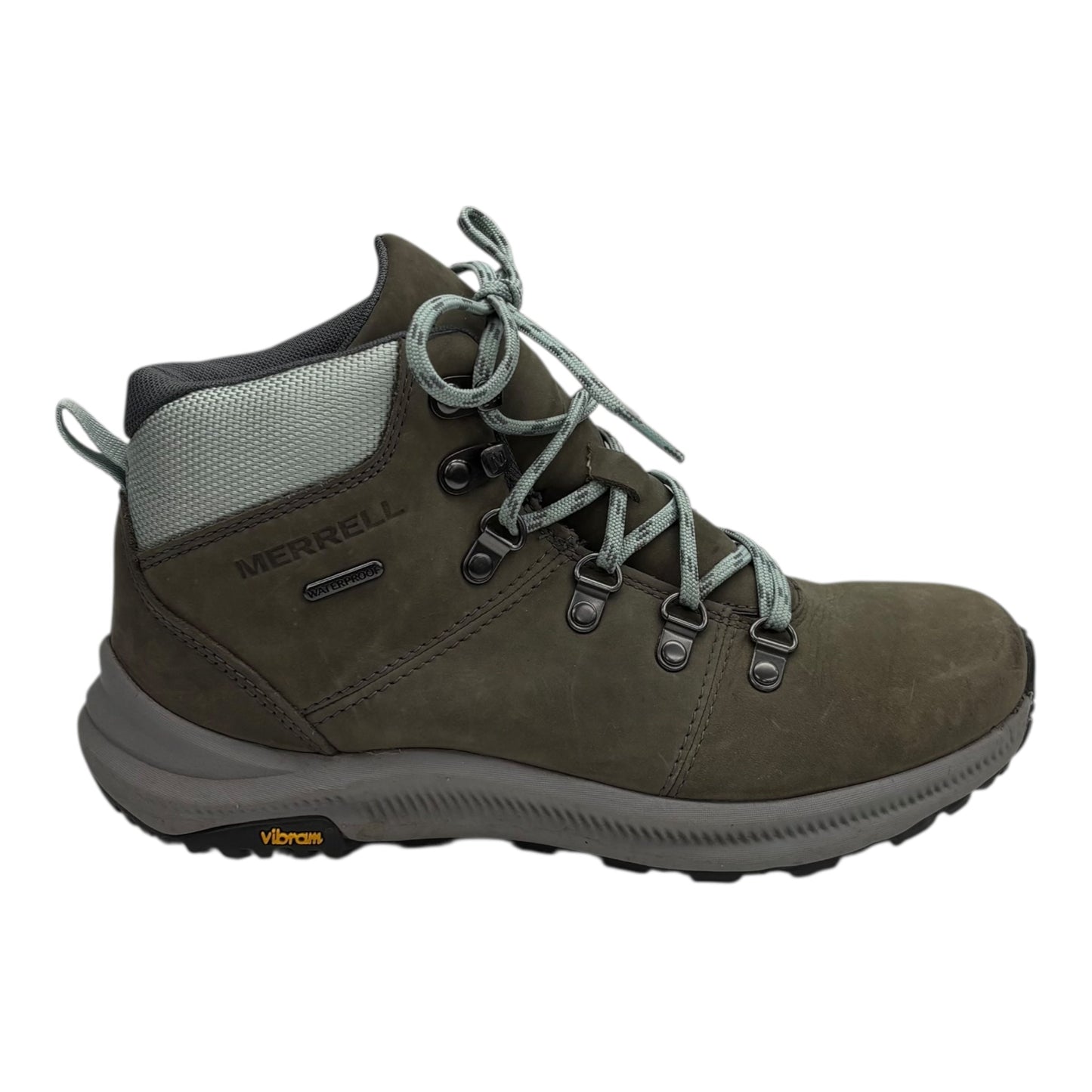 Boots Hiking By Merrell In Green, Size:7.5