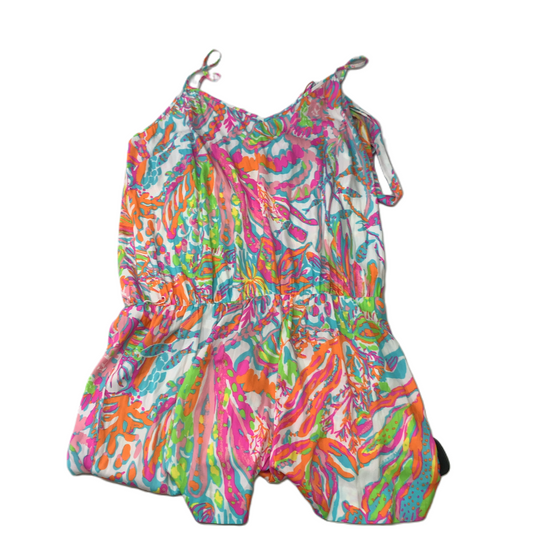 Multi-colored  Romper Designer By Lilly Pulitzer  Size: L