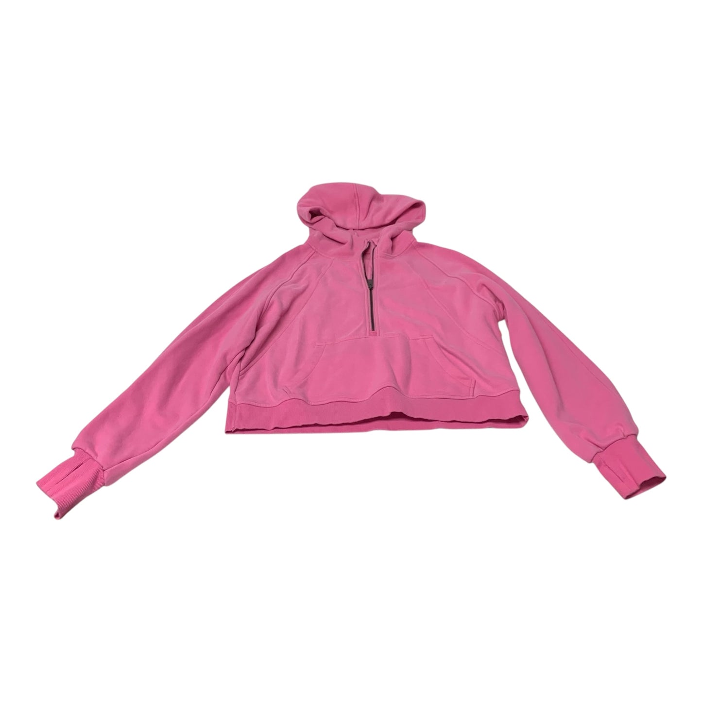 Athletic Sweatshirt Hoodie By Lulu In Pink, Size: Xl