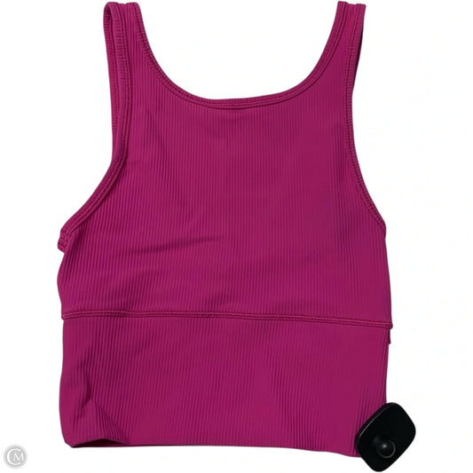 Athletic Bra By Lululemon In Pink, Size: Xs