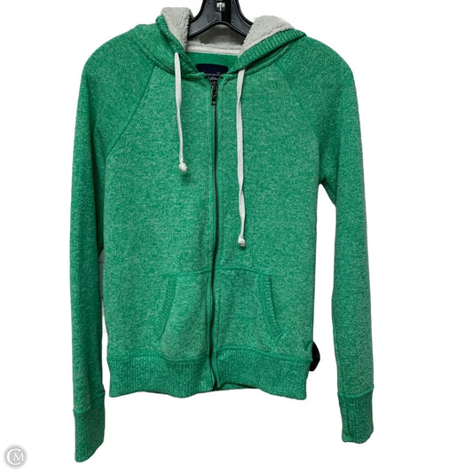 Jacket Fleece By American Eagle In Green, Size: M