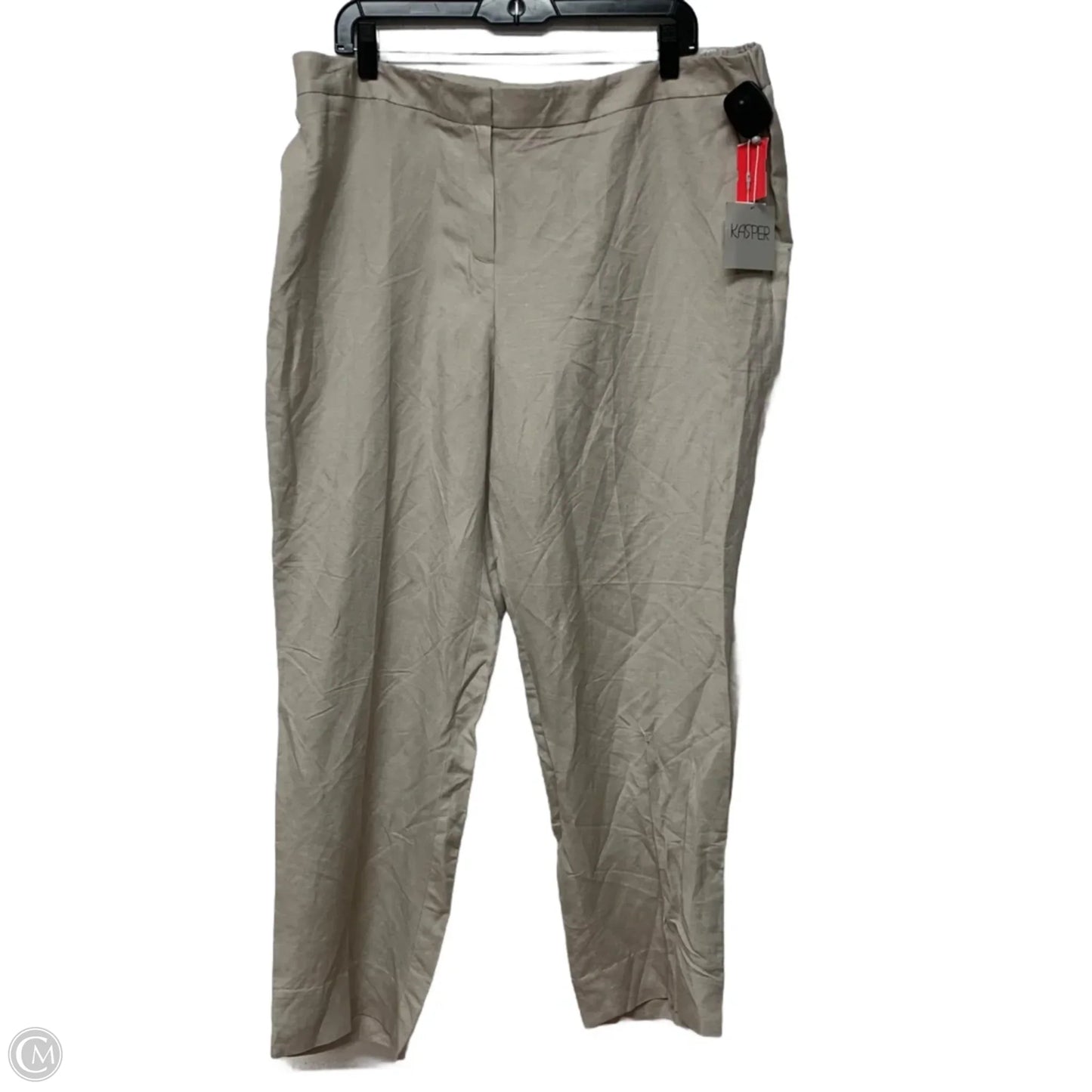 Pants Dress By Kasper In Cream, Size: 16