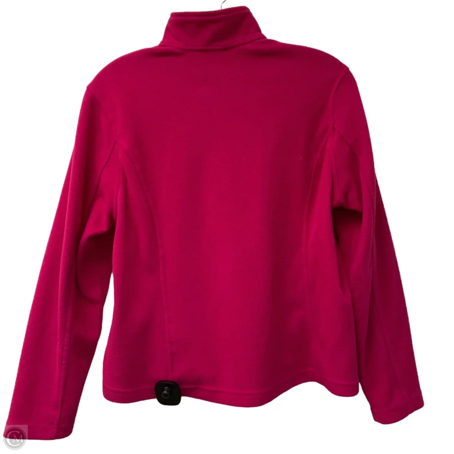 Jacket Fleece By Lands End In Pink, Size: S