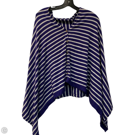 Poncho Designer By Lilly Pulitzer In Striped Pattern, Size: Osfm