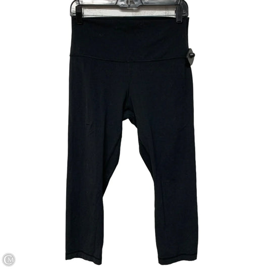 Athletic Leggings Capris By Lululemon In Black, Size: M
