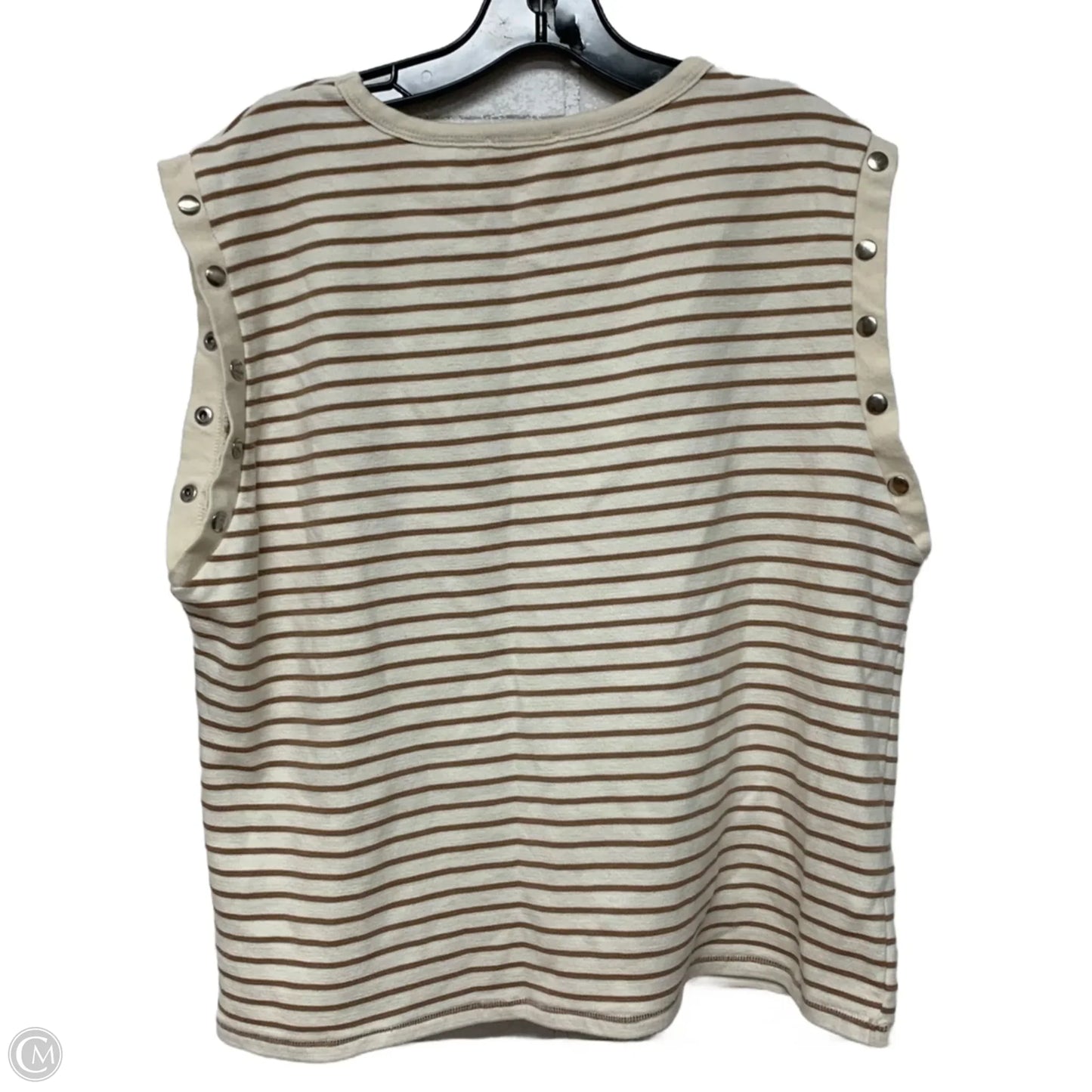 Top Sleeveless By Maeve In Cream, Size: M