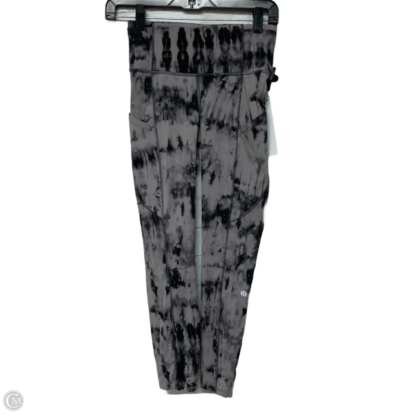 Athletic Leggings By Lululemon In Tie Dye Print, Size: S