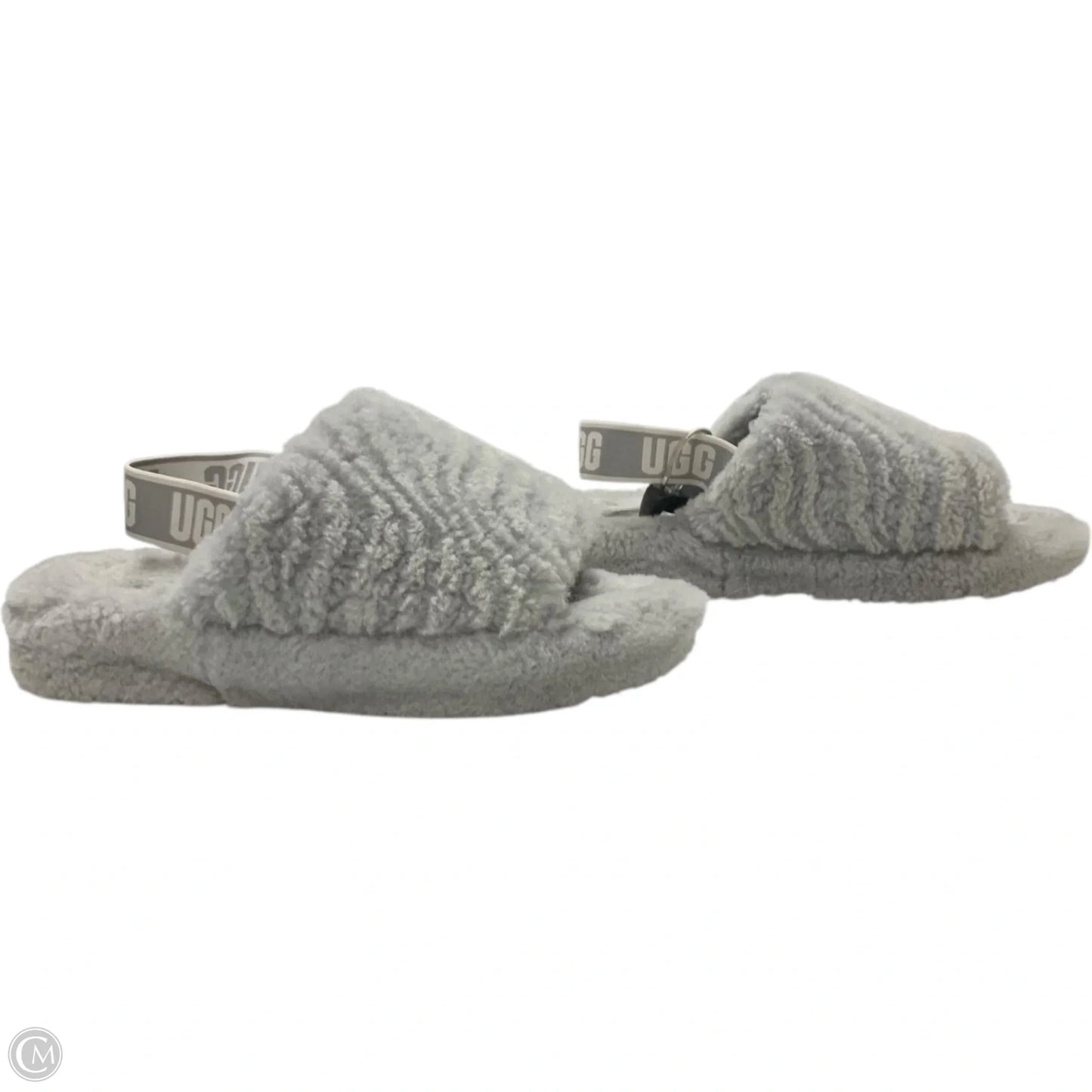 Sandals Designer By Ugg In Grey, Size: 9