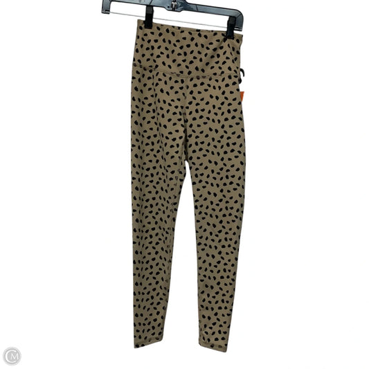 Athletic Leggings By AGF In Animal Print, Size: S
