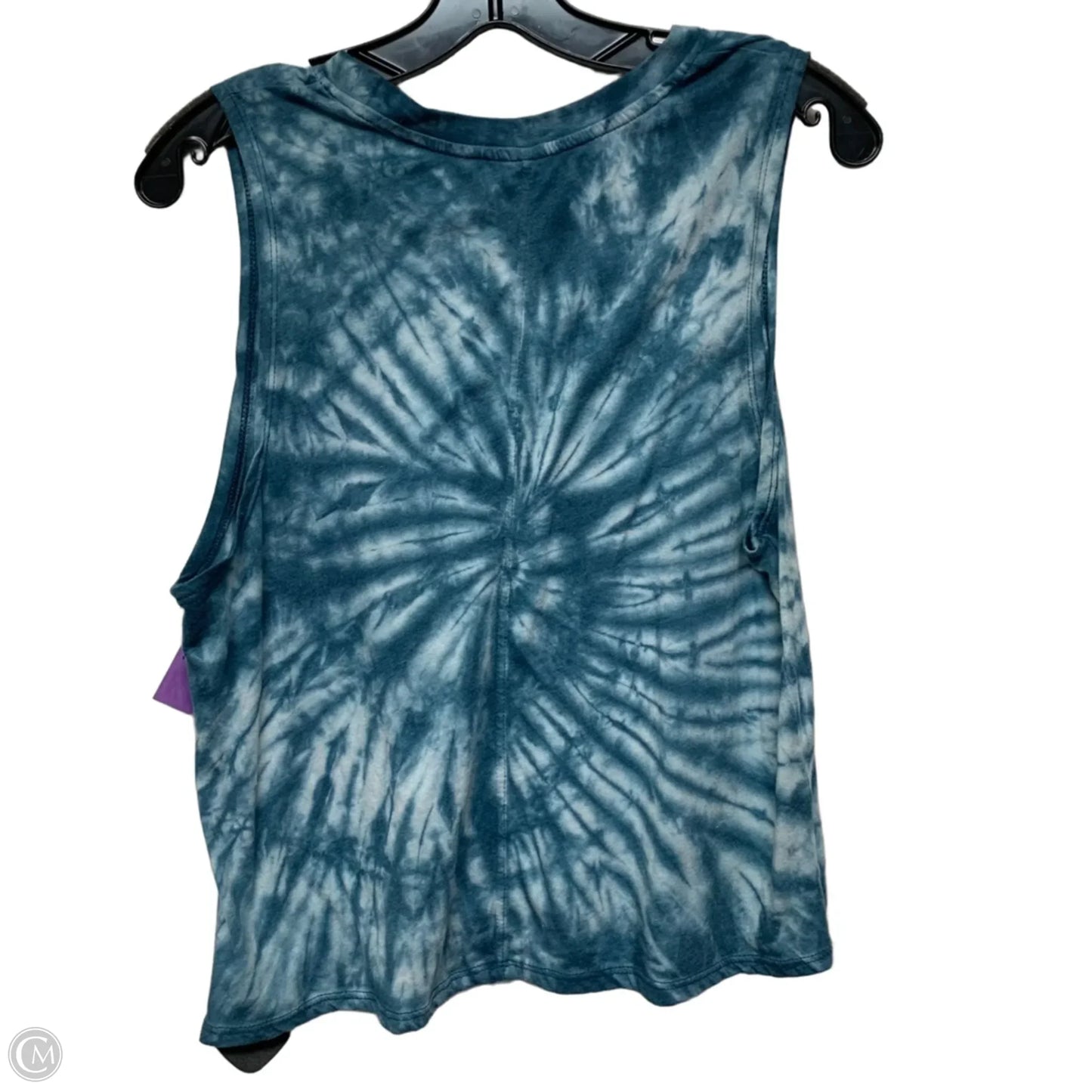 Top Sleeveless By Sage In Tie Dye Print, Size: M