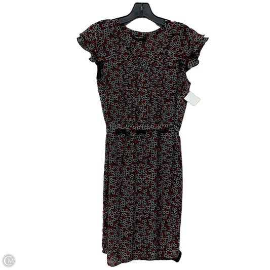 Dress Casual Short By Nine West In Black & Red, Size: S