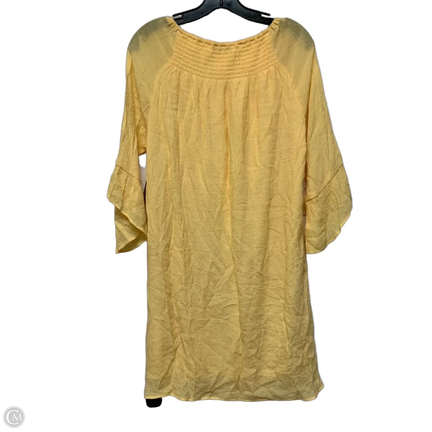 Dress Casual Short By New Directions In Yellow, Size: Mp