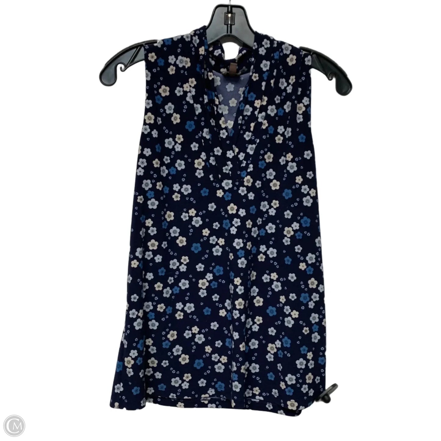 Top Sleeveless By Anne Klein In Blue, Size: M