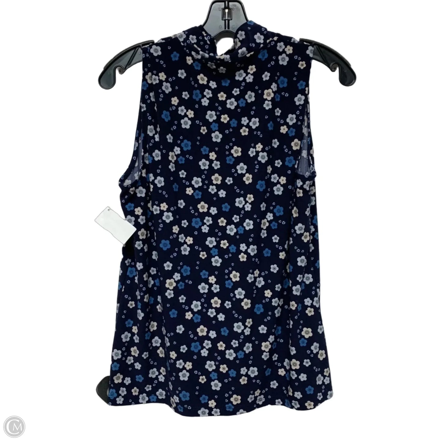 Top Sleeveless By Anne Klein In Blue, Size: M