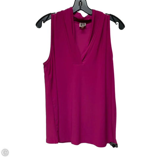 Top Sleeveless By Anne Klein In Purple, Size: L
