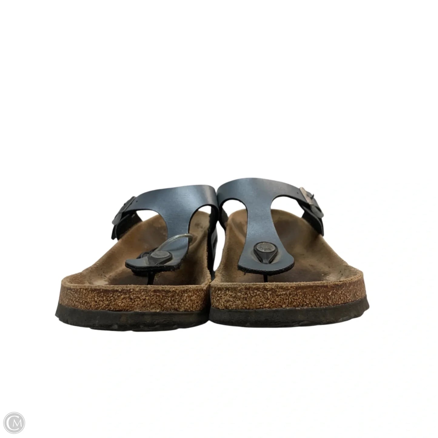 Sandals Flats By Birkenstock In Blue, Size: 7