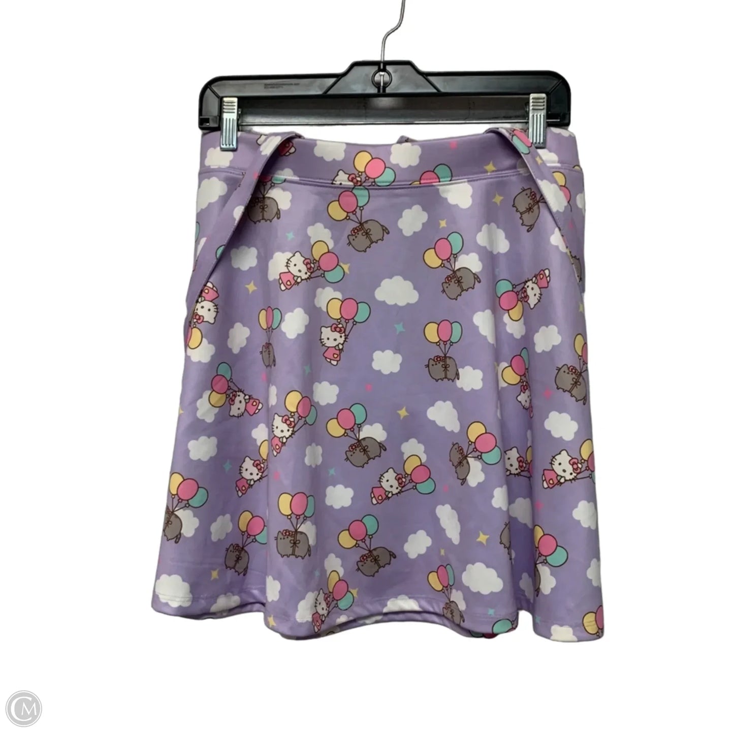 Skirt Mini & Short By Hello Kitty Pusheen In Purple, Size: L