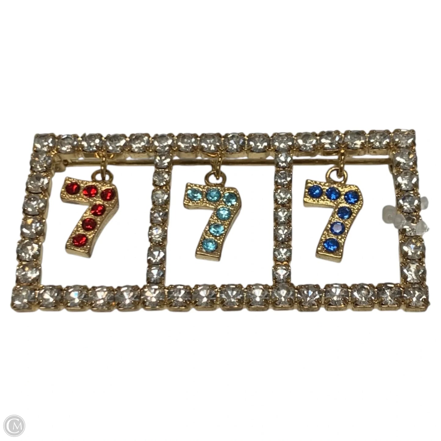 777 Pin in Gold
