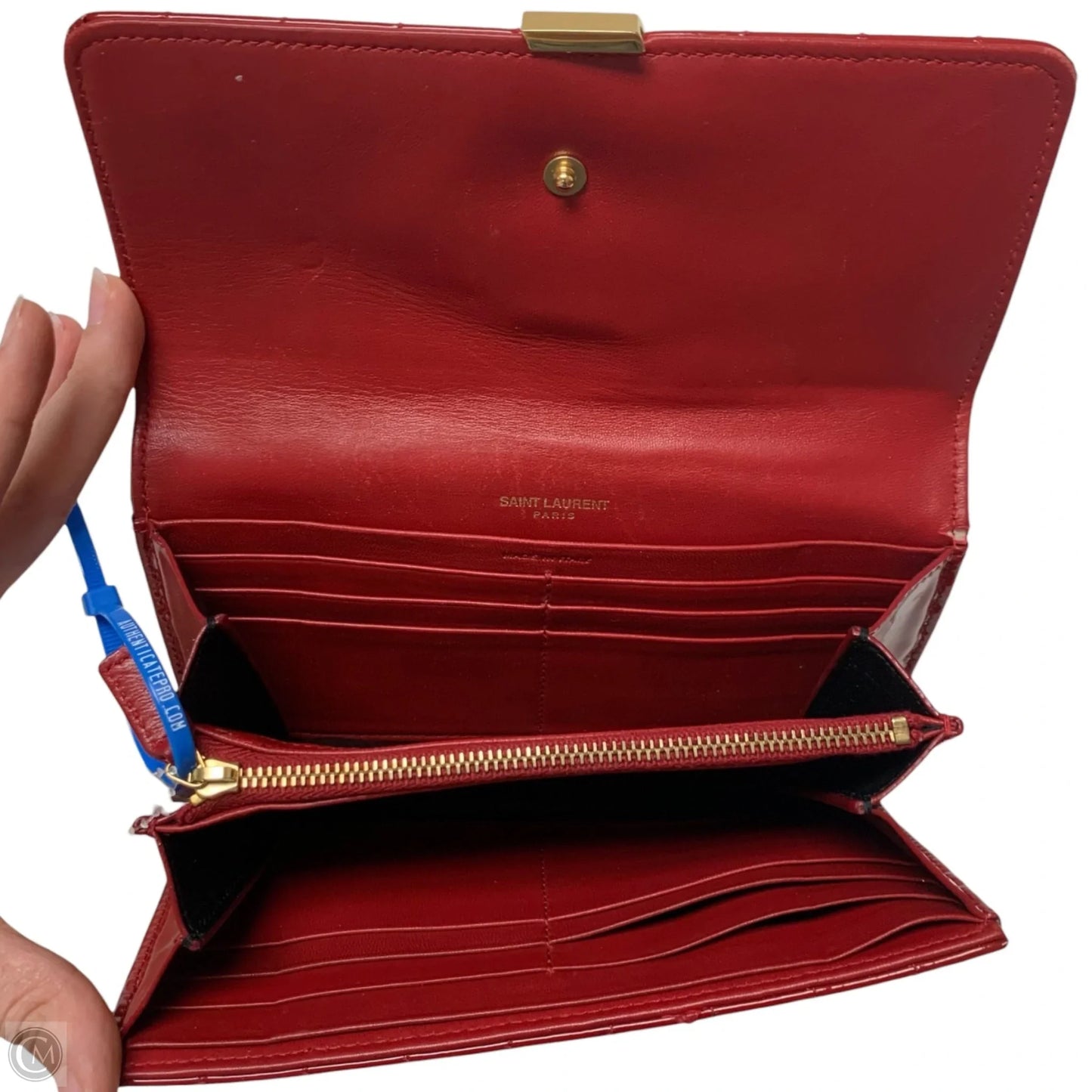 Wallet Luxury Designer By Yves Saint Laurent, Size: Medium