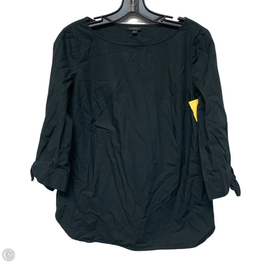 Top 3/4 Sleeve By Talbots In Black, Size: Xs