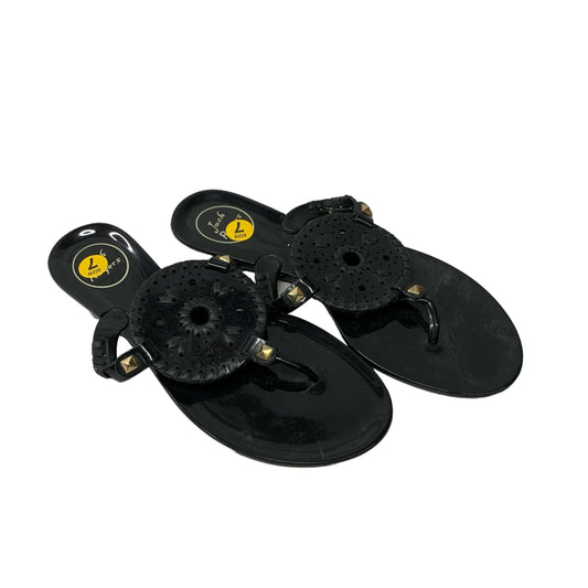 Sandals Designer By Jack Rogers In Black, Size: 7