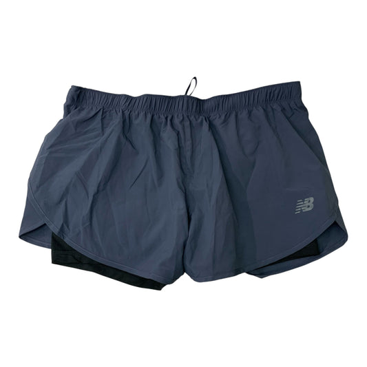 Athletic Shorts By New Balance In Blue, Size: L