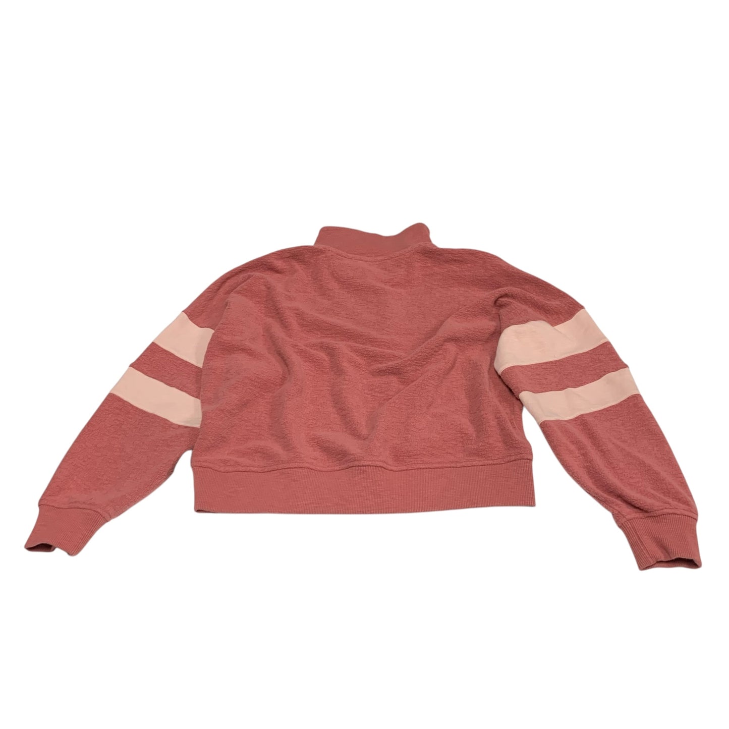 Sweatshirt Collar By Faherty In Pink, Size: M