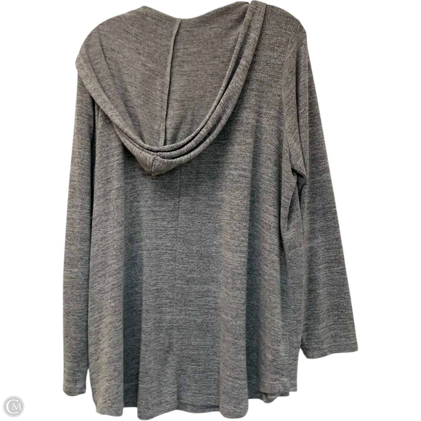 Top Long Sleeve By Cupio In Grey, Size: 1x