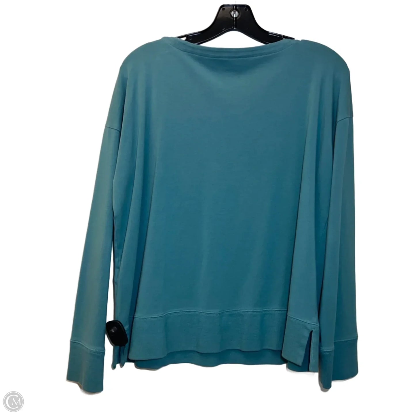 Top Long Sleeve Basic By Eileen Fisher In Blue, Size: S