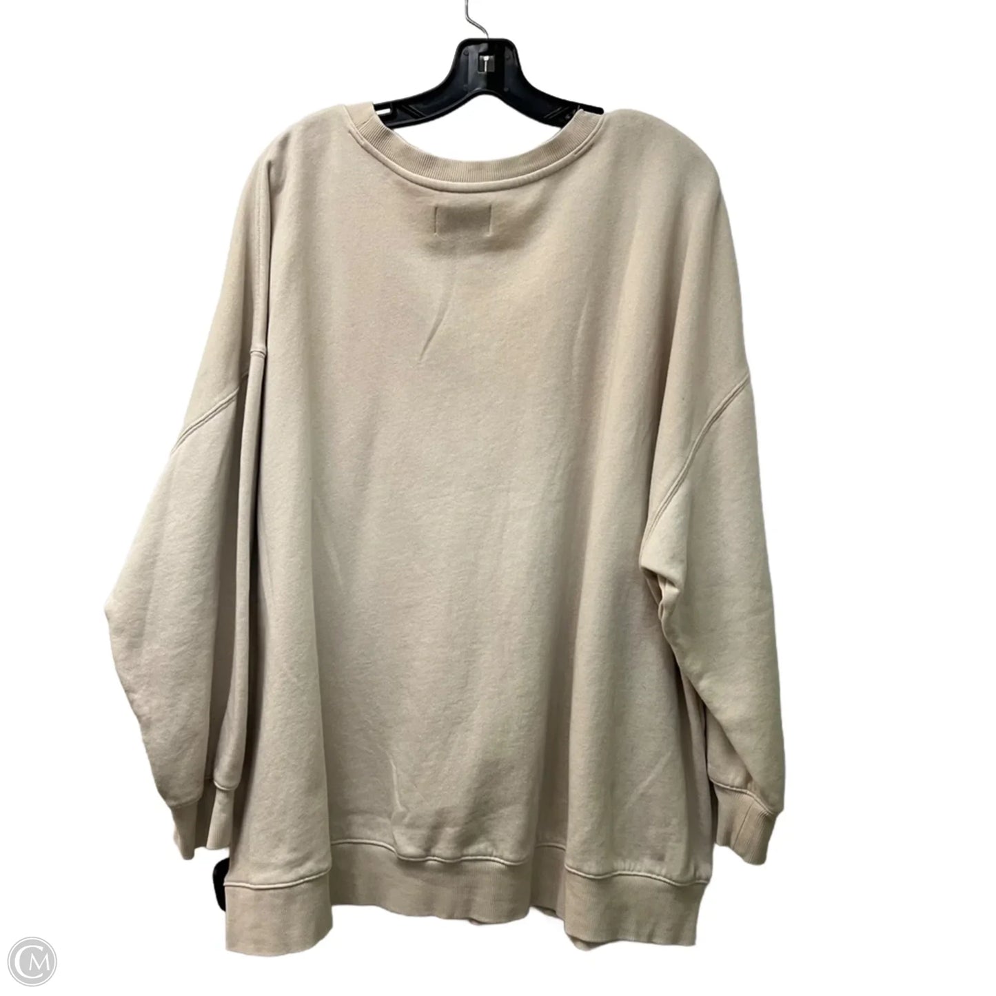 Sweatshirt Collar By Old Navy In Beige, Size: Xxl