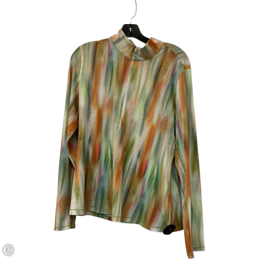 Top Long Sleeve By Calia In Multi-colored, Size: Xl