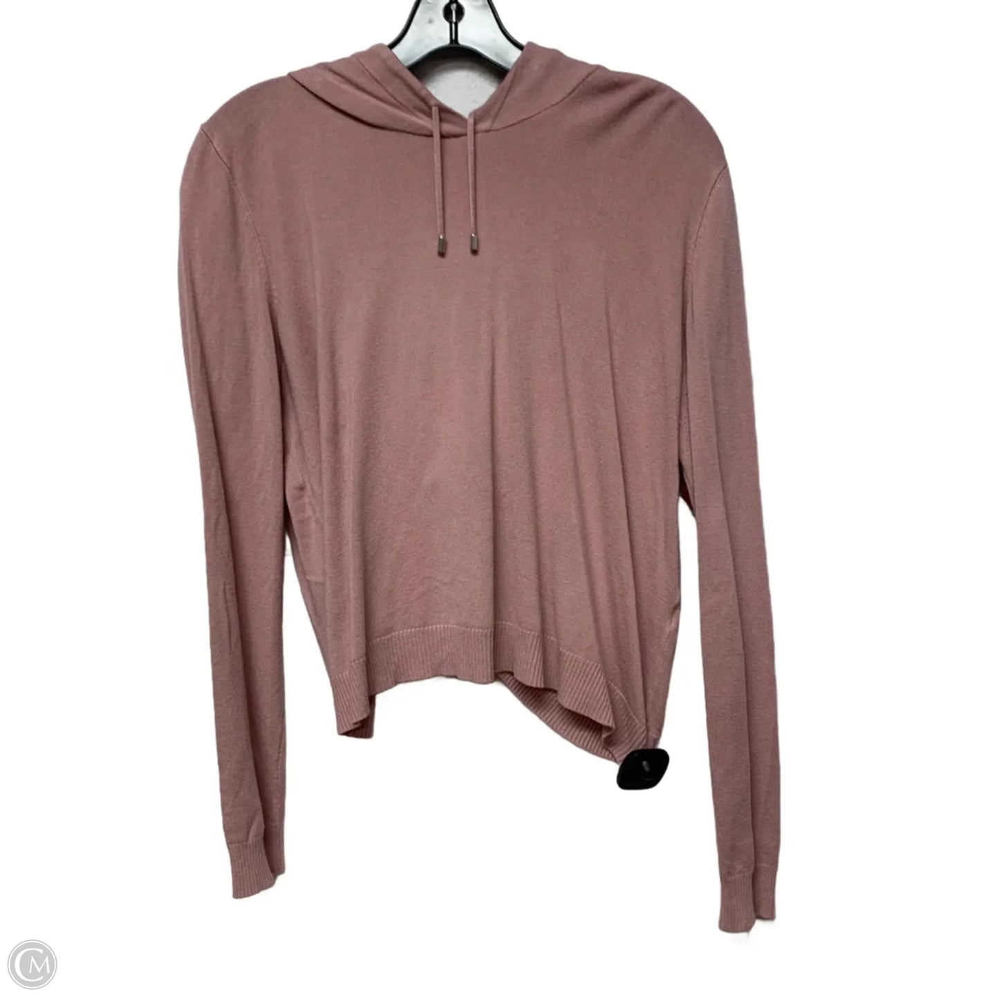 Sweatshirt Hoodie By Fabletics In Pink, Size: L