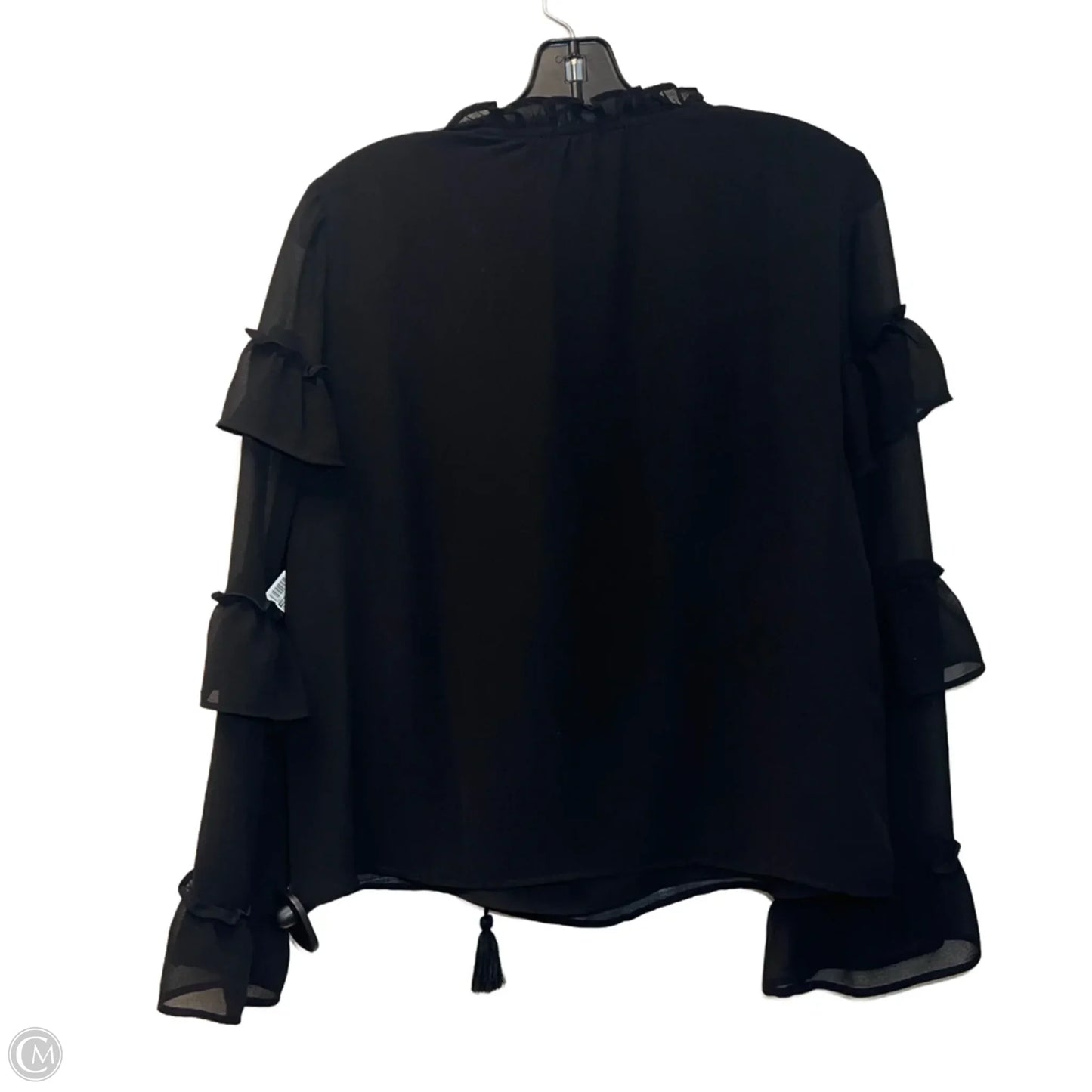 Blouse Long Sleeve By Bb Dakota In Black, Size: S