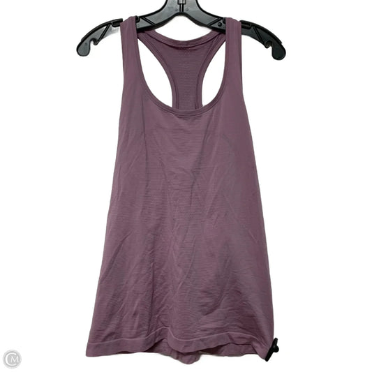 Athletic Tank Top By Lululemon In Purple, Size: L