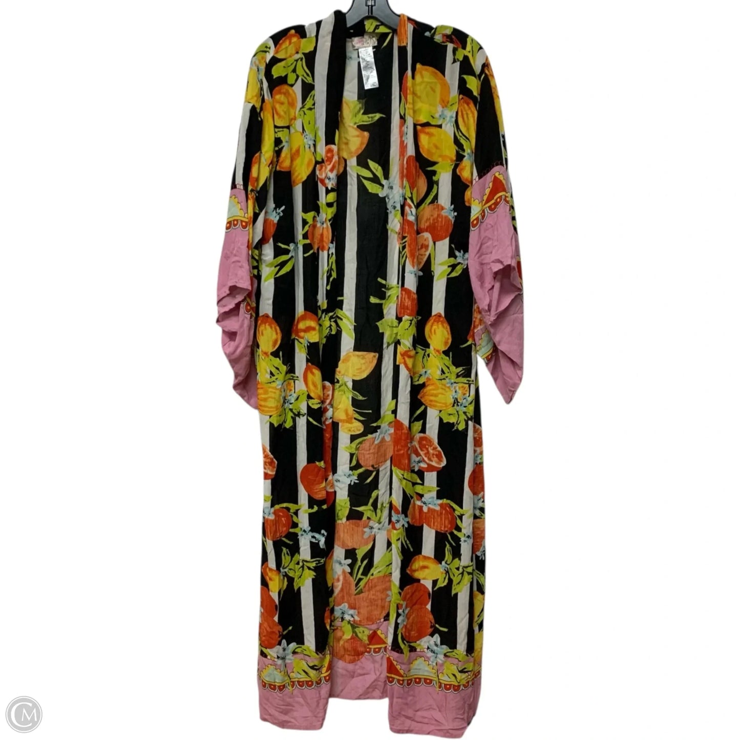 Kimono By Free People In Black & White, Size: Osfm