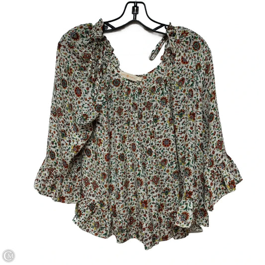 Blouse Designer By Tory Burch In Multi-colored, Size: S