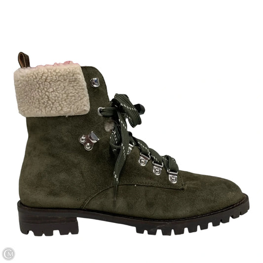 Boots Designer By Rebecca Minkoff In Green, Size: 8.5