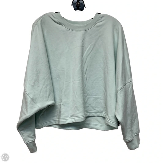 Sweatshirt Collar By Athleta In Blue, Size: Xl