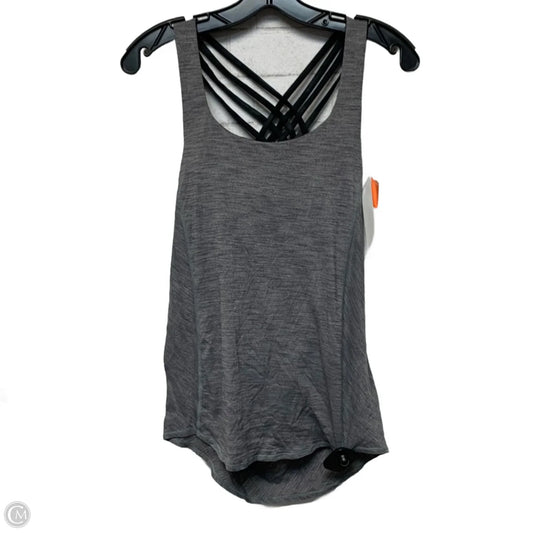 Athletic Tank Top By Lululemon In Grey, Size: S