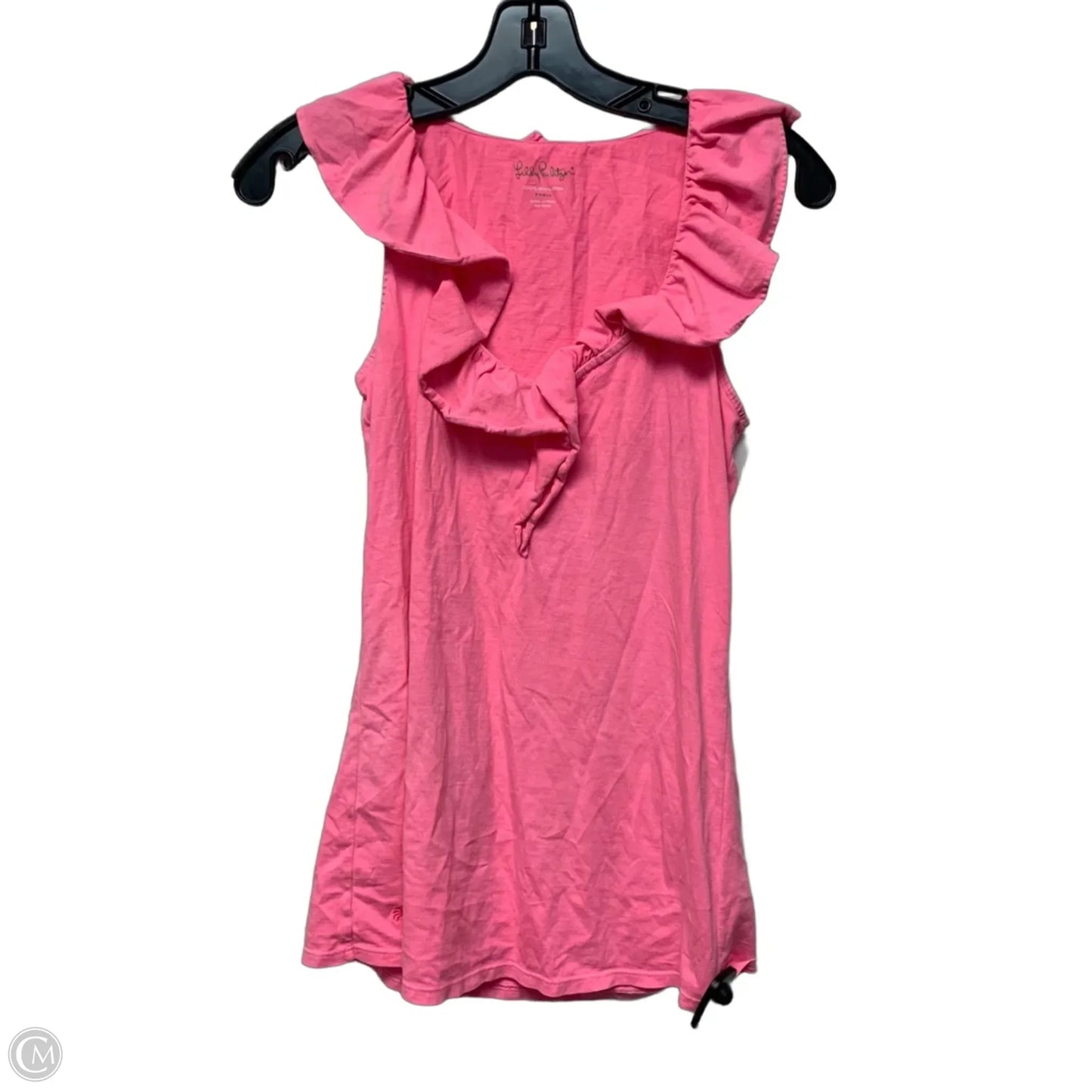 Top Sleeveless Designer By Lilly Pulitzer In Pink, Size: S