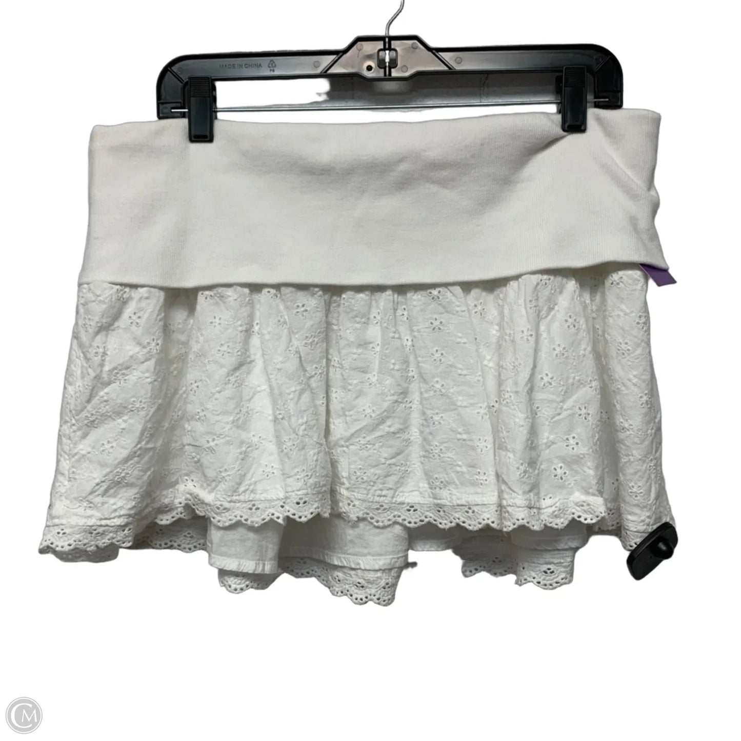 Skirt Mini & Short By Kimchi Blue In White, Size: XL