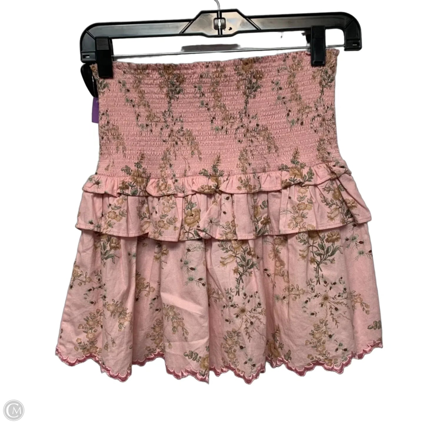 Skirt Mini & Short By Loveshackfancy In Pink, Size: S