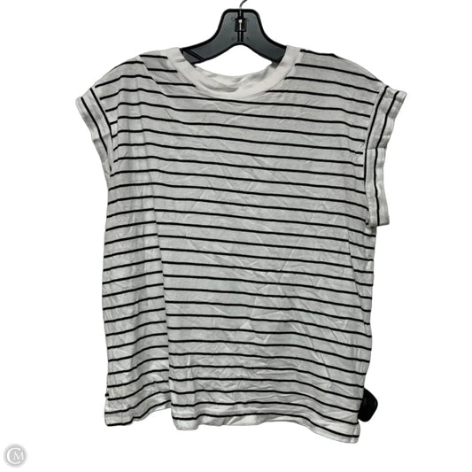 Top Short Sleeve By A New Day In Black & White, Size: S